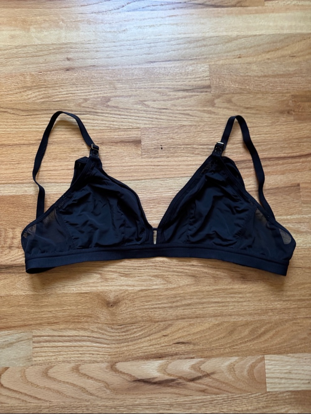 Lively Black Nursing Busty Bralette Size 2